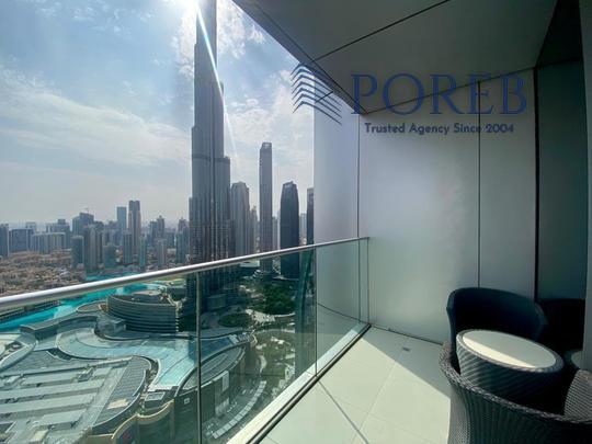 High Floor | Burj Khalifa View | Vacant | Spacious
