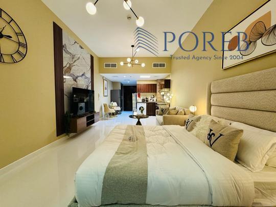 5 Star Furnished Studio in High Floor - 6 Chqs